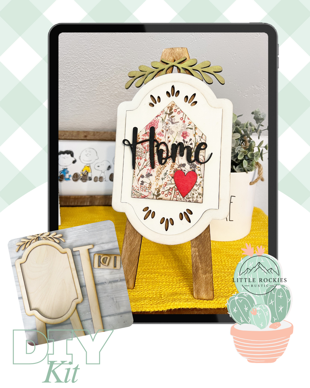 DIY KIT - Interchangeable Easel Kit