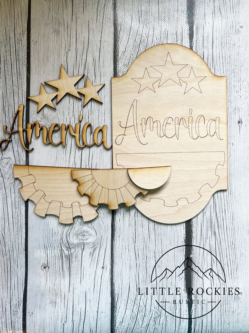 AMERICA BUNDLE DIY KIT - Interchangeable Easel Kit