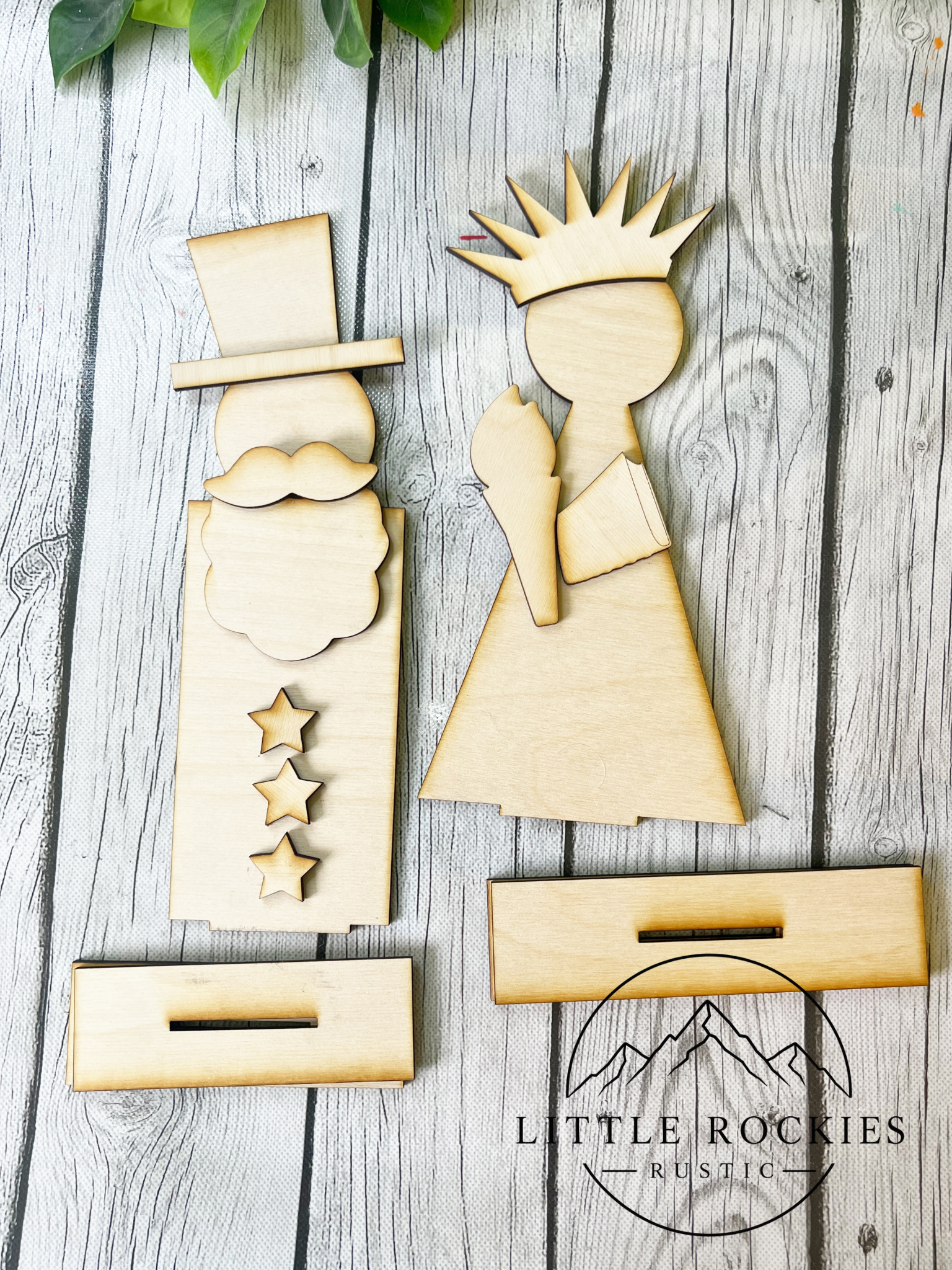 DIY KIT - Uncle Sam and Lady Liberty