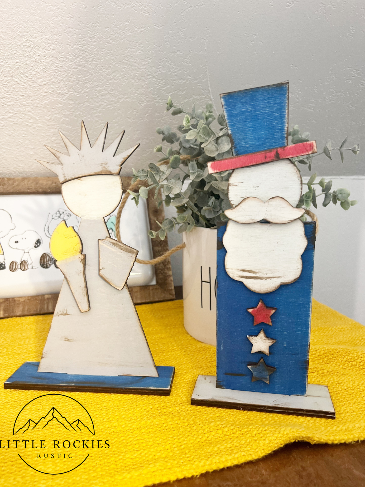 DIY KIT - Uncle Sam and Lady Liberty
