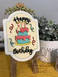DIY KIT - Happy Birthday Interchangeable Insert