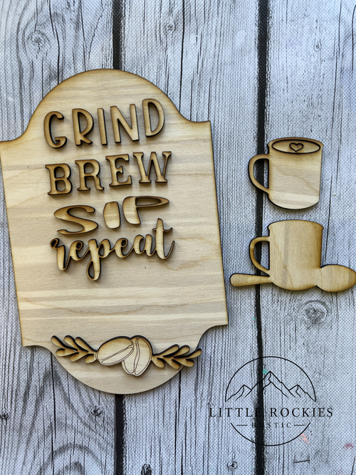 DIY KIT - Coffee Interchangeable Insert