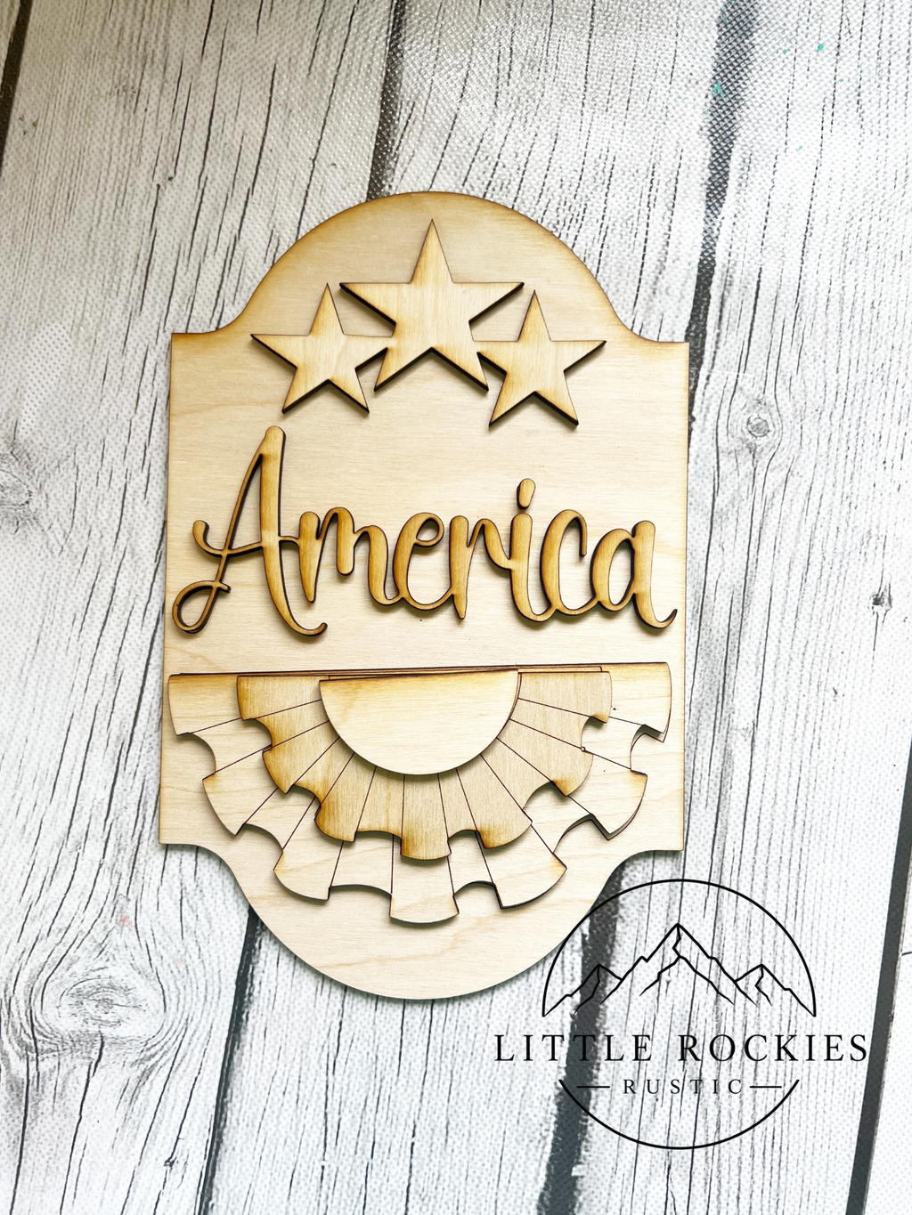 DIY KIT - Interchangeable America Insert
