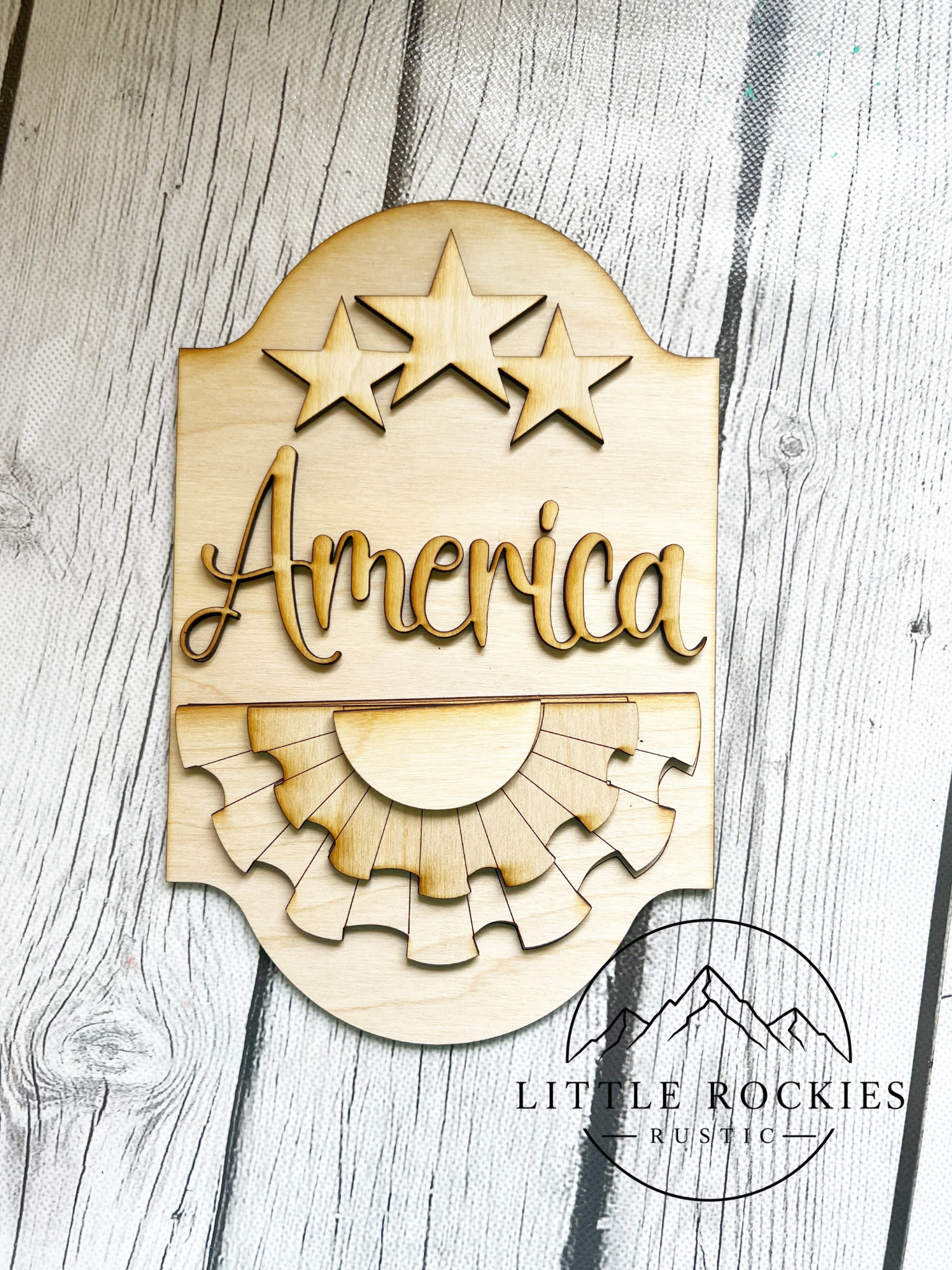 DIY KIT - Interchangeable America Insert